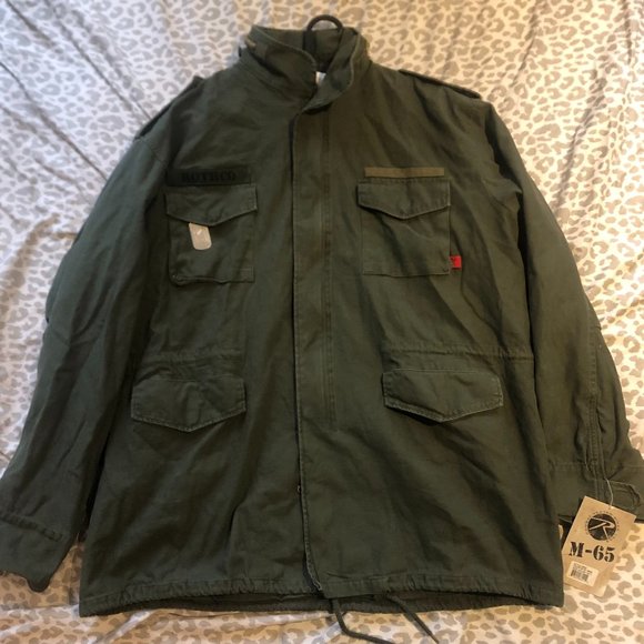 Brand New Rothco M-65 Army Field Jacket - 2XL - Olive Green - Picture 1 of 7